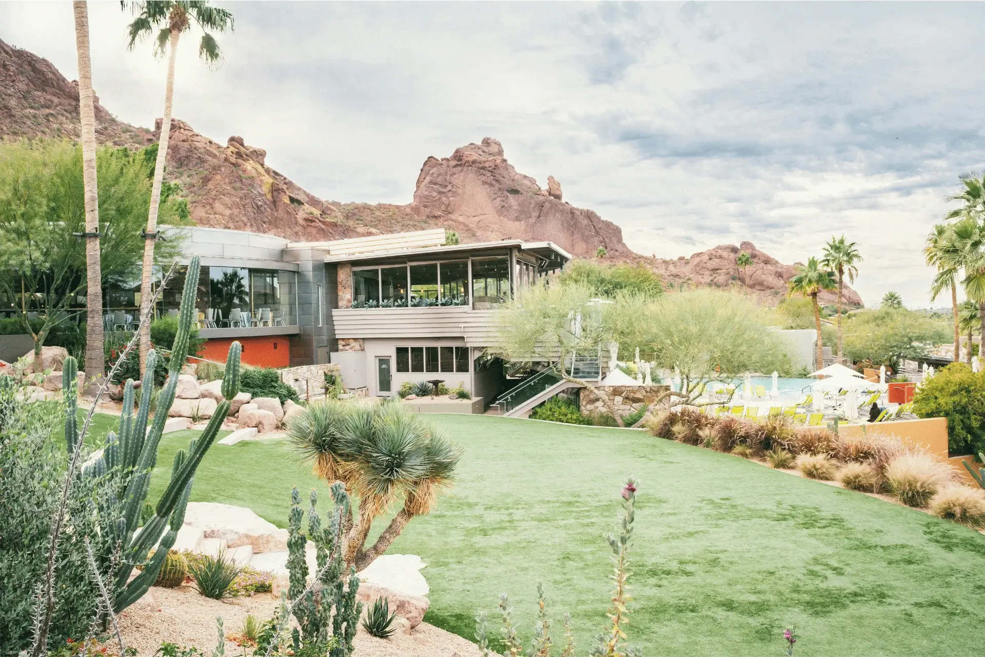 a house near Camelback Mountain in Phoenix, Arizona